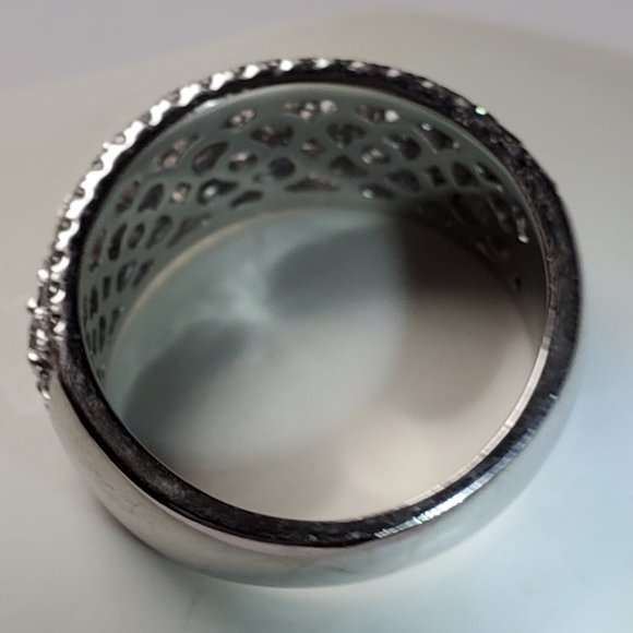 Beautiful design 14K white gold diamond ring - Picture 8 of 9